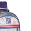Mochila de costas e de bordo 17,5" Holo Shine Rebecca Bonbon - roxa