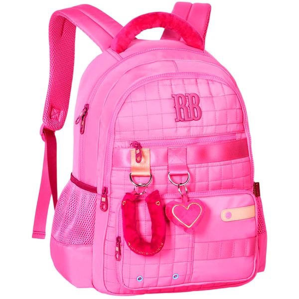 Mochila de costas e de bordo 17,5" Plush Dreams Rebecca Bonbon - rosa