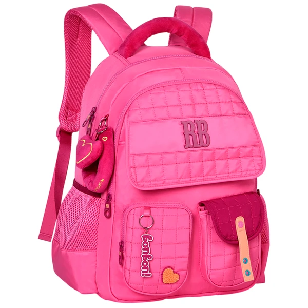 Mochila de costas e de bordo 17,5" Plush Dreams Rebecca Bonbon - rosa