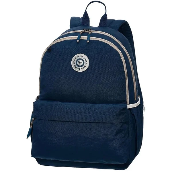 Mochila de costas em nylon Pack Me Pacific - azul marinho