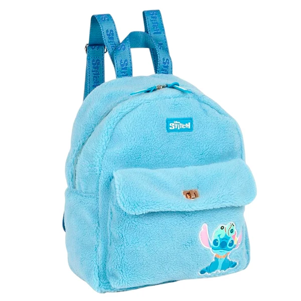 Mochila de costas em pelúcia para passeio Stitch Disney Luxcel