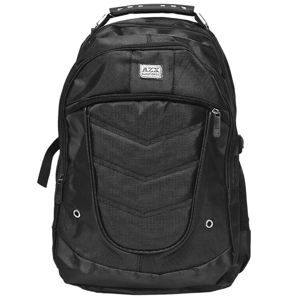 Mochila de costas executiva AZX Logic Case preta 46x33x20