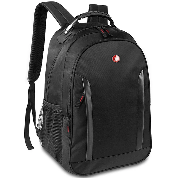 Mochila de costas executiva com cabo de aço na alça de mão Clio Style 18"