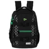 Mochila de costas juvenil com mosquetão e chaveiro Loud Luxcel - preto