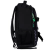 Mochila de costas juvenil com mosquetão e chaveiro Loud Luxcel - preto
