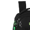 Mochila de costas juvenil com mosquetão e chaveiro Loud Luxcel - preto