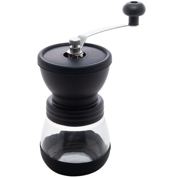 Moedor de café manual com pote de vidro extra Lyor 20x10,5x19