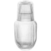 Moringa de vidro texturizado Lyor 500 ml (garrafa) 145 ml (copo)