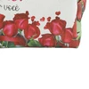 Necessaire estampada com alça removível Amor 17,5x7x9,5