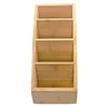 Organizador de bambu multiuso com divisórias 22x10,5x10