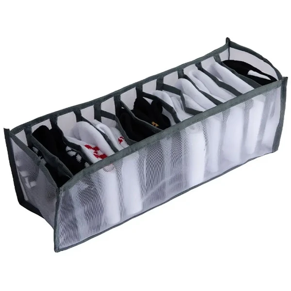 Organizador dobrável para gaveta com 11 divisórias 32x12x12