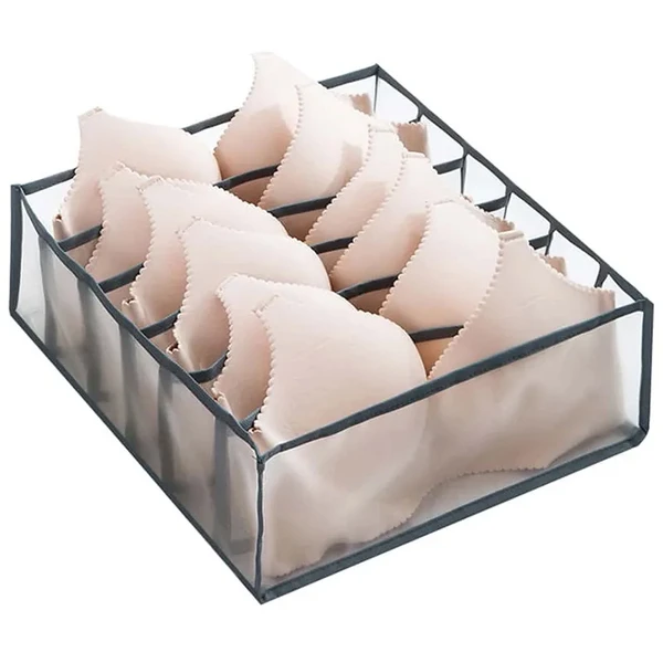 Organizador dobrável para gaveta com 6 divisórias 31,5x31,5x12