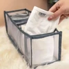 Organizador dobrável para gaveta com 7 divisórias 31-32x12x12