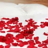 Pacote com 100 pétalas de rosas vermelhas em veludo para decoração
