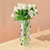 Pacote com pedras gemas de vidro decorativas 200 g
