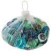 Pacote com pedras gemas de vidro decorativas 200 g