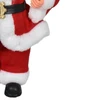Papai Noel sentado com saco de presentes e guizo no gorro Grillo 30 cm