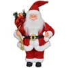 Papai Noel sentado com saco de presentes e guizo no gorro Grillo 30 cm