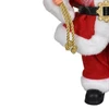 Papai Noel sentado com saco de presentes e guizo no gorro Grillo 30 cm