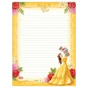 Papel de carta decorado Princesas Disney Tilibra 50 folhas 17,7x24