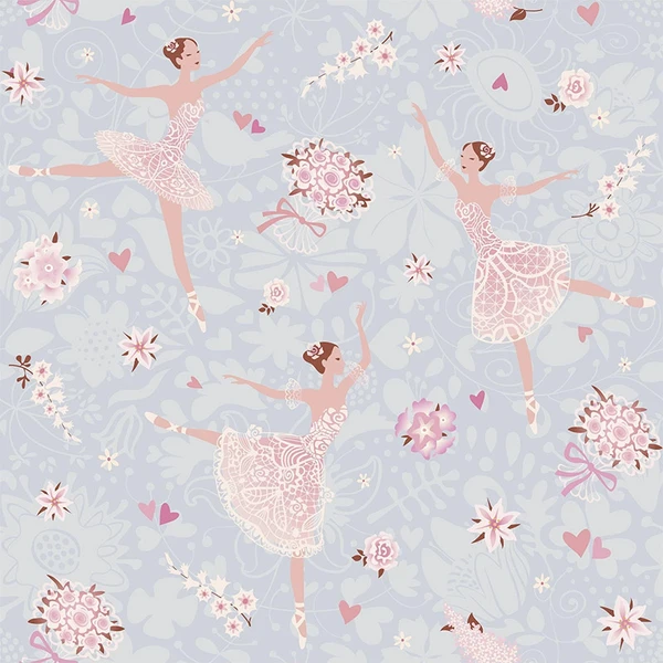 Papel de parede autoadesivo Bailarina 45x500