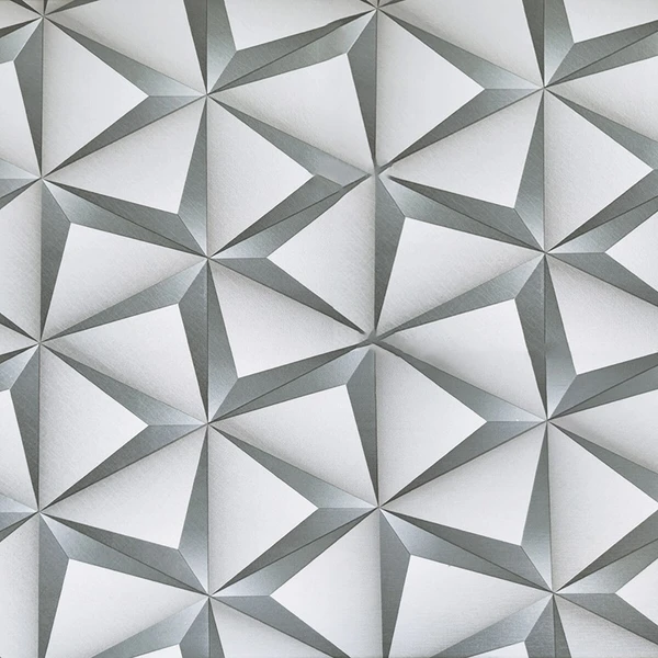 Papel de parede autoadesivo geométrico 3D 45x500