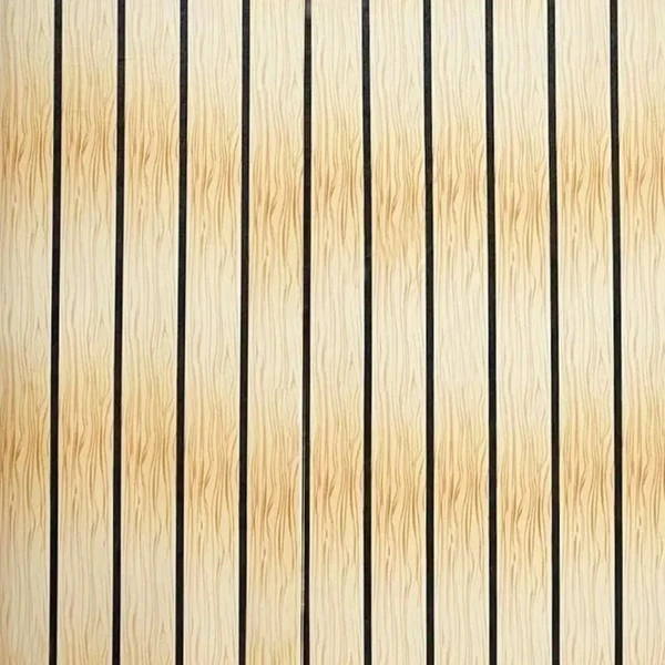 Papel de parede autoadesivo ripado claro 45x500