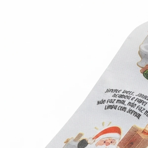 Papel higiênico com estampa natalina rolo de 20 metros