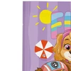 Pasta de plástico fina com elástico tamanho ofício Patrulha Canina Nickelodeon DAC 33,2x23,2 - menina