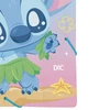 Pasta de plástico fina com elástico tamanho ofício Stitch Disney DAC 33,2x23,2
