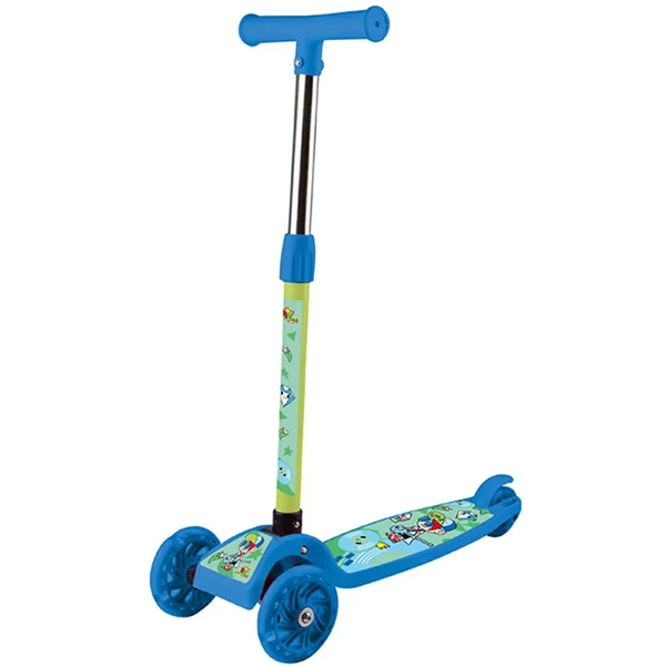 Patinete infantil dobrável com luz nas rodinhas Meu Patinete Irado 40 kg - menino