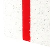 Pendente natalino Caixa de Presente branca com laço vermelho 12x12
