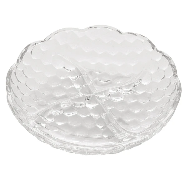 Petisqueira de cristal Bubble Lyor 18,5x4