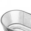 Petisqueira oval de cristal Lines Wolff 16,5x7,5x5
