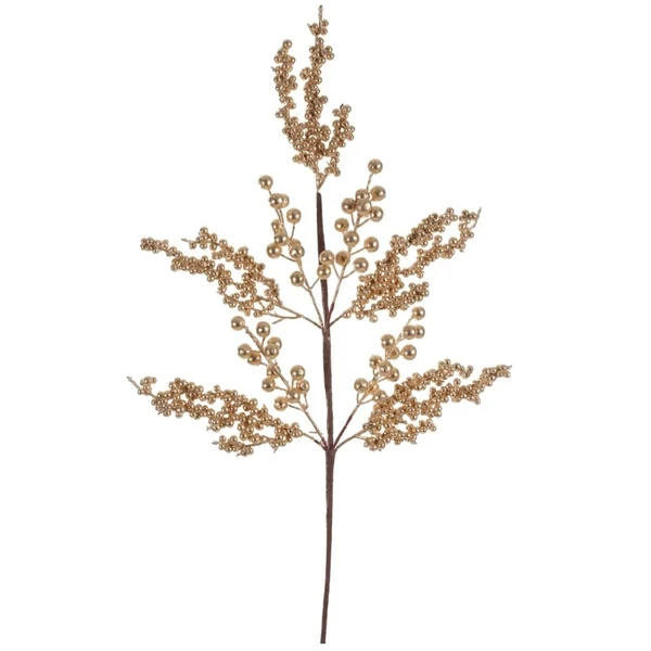 Pick natalino Azevinho Berry dourado 70 cm
