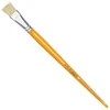 Pincel escolar chato com cabo de madeira - número 12