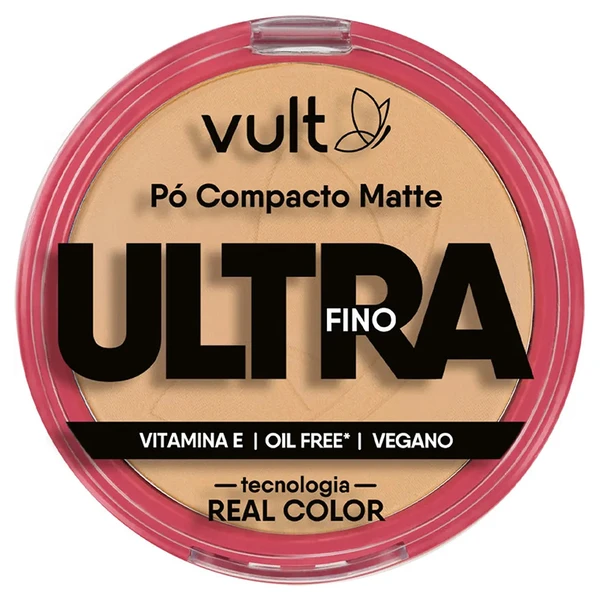 Pó compacto matte Ultrafino Vult - V430