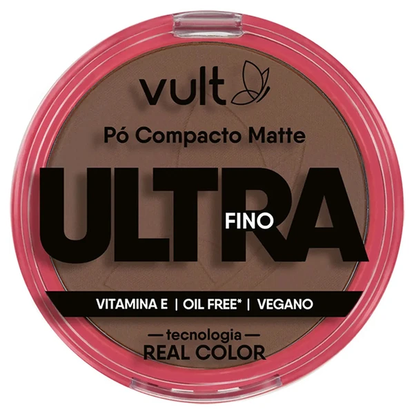 Pó compacto matte Ultrafino Vult - V490