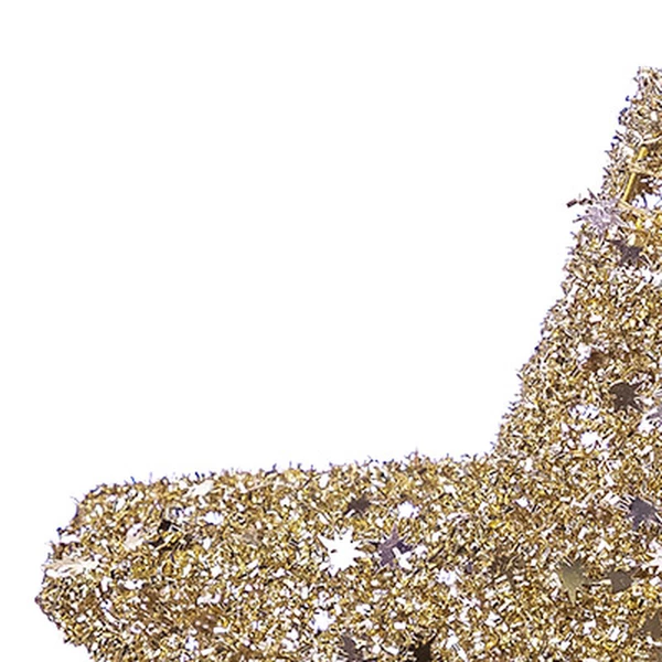 Ponteira para árvore de Natal Estrela dourada 30 cm