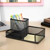 Porta canetas e trecos aramado para escritório 20,3x10,3x9,8