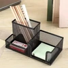 Porta canetas e trecos aramado para escritório 20,3x10,3x9,8