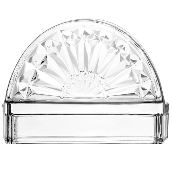 Porta guardanapo de cristal Sun Lyor 13x4,5x9