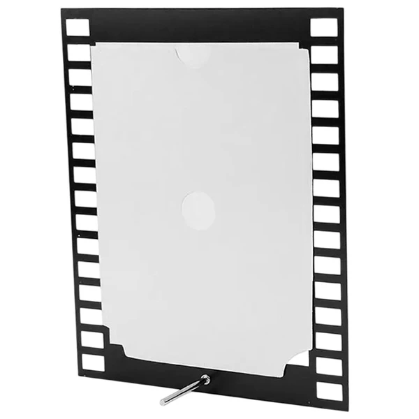 Porta retrato com moldura clássica em formato de rolo de filme fotográfico 10x15
