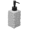 Porta sabonete líquido de cerâmica Bubble cinza Lyor 300 ml