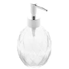 Porta sabonete líquido de vidro texturizado Round Lyor 350 ml