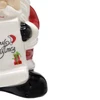 Porta sabonete natalino em formato de Papai Noel com placa Merry Christmas 20 cm