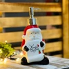 Porta sabonete natalino em formato de Papai Noel com placa Merry Christmas 20 cm