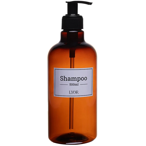 Porta shampoo de plástico Vintage Lyor 500 ml