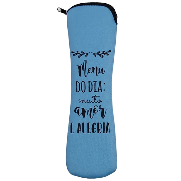 Porta talheres em neoprene 24x7