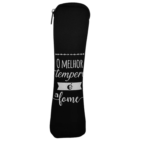 Porta talheres em neoprene 24x7